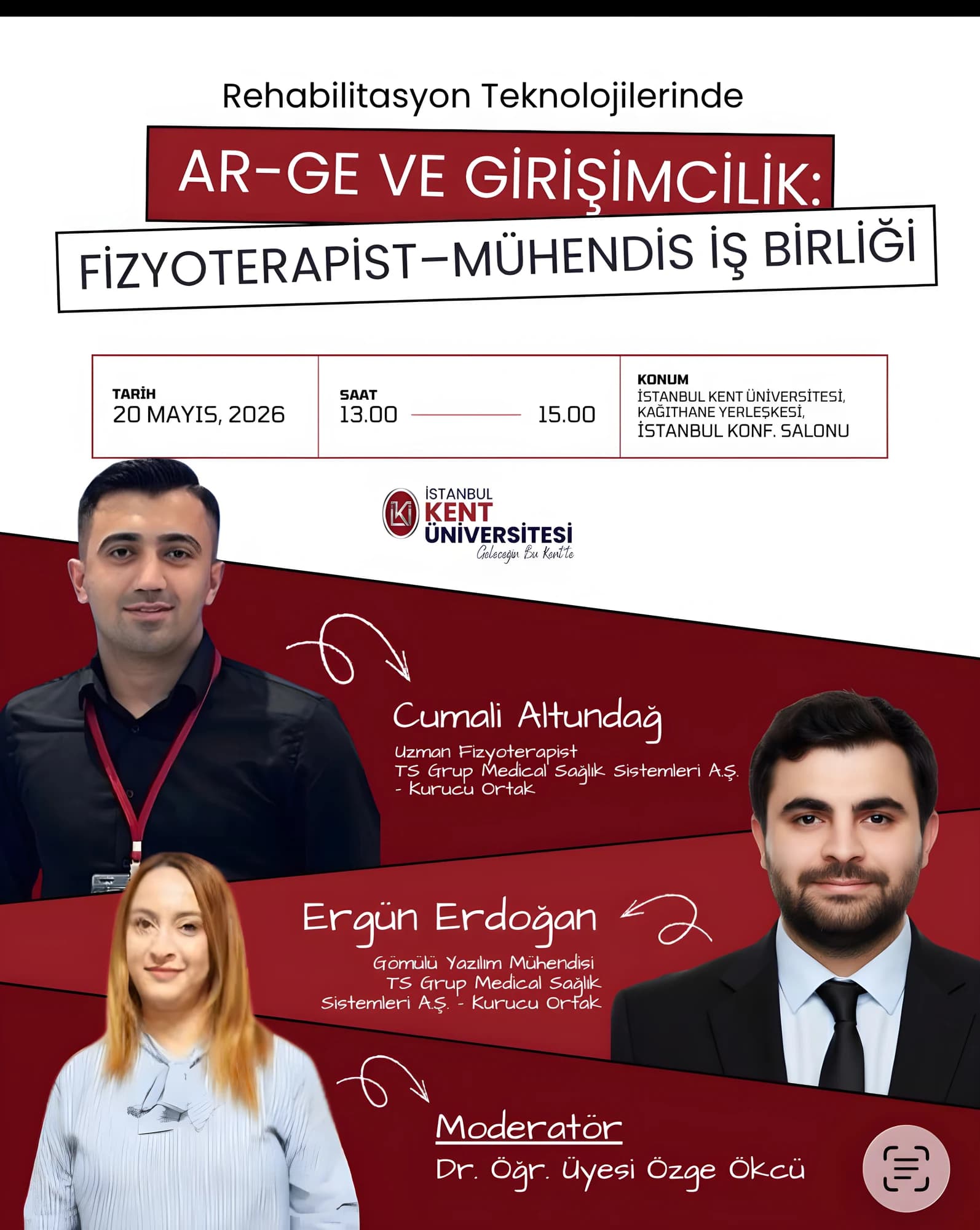 İstanbul Kent Üniversitesi'nde Rehabilitasyon Teknolojilerinde Ar-Ge ve Girişimcilik Etkinliği